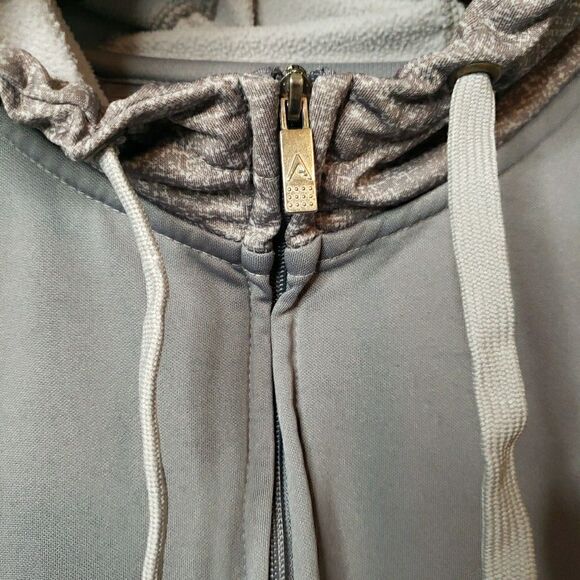 Antigua Cleveland Indians Jacket Full Zip Drawstring Hoodie Chief Wahoo Sz Large - Picture 6 of 14